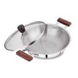 Triply Kadai with Glass Lid – 26 cm