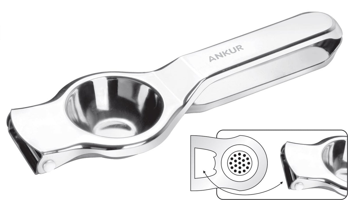 Ankur Stainless Steel Lemon Squeezer with Bottle Opener