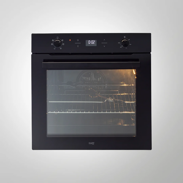 KAFF  OV81 GIKF | 60 CM ELECTRIC OVEN | Black Reflective Glass Fascia |  Built In Ovens