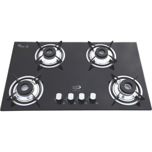 Jyoti Appliances Oxy 740 IN (Non-Auto) gas stove plus built-in hob, having 4 brass burners with battery-operated聽auto-ignition