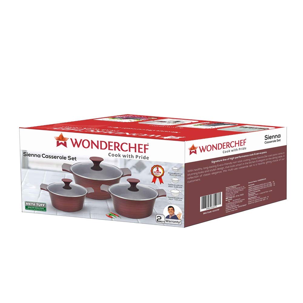 Wonderchef Sienna Casserole Set