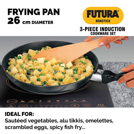 Hawkins Futura Non-Stick Cookware Set INSET1 (3-Pieces)