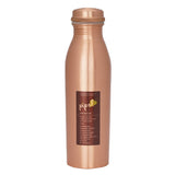 Pipal Aqua Pure Copper Water Bottle, Leak Proof and Joint-less 950 ml (Brown)