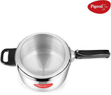 Pigeon by Stovekraft INOX Stainless Steel Inner Lid Pressure Cooker 5 Liter with 5 Years Warranty