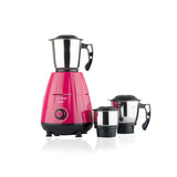 Greenchef Melon Mixer Grinder, 600W, 3 Jars (Pink)