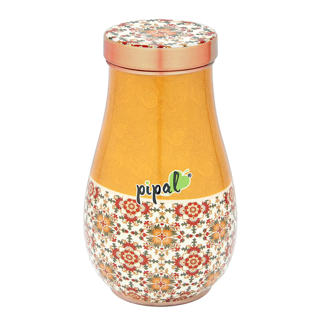 Drop Printed Copper Carafe Yellow – 850 ml