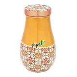 Drop Printed Copper Carafe Yellow – 850 ml