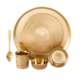 Kanak Kansa 5pcs Dinner Set – Gold Touch