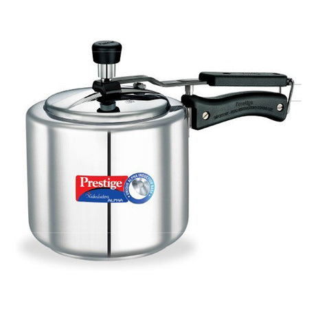 Prestige Nakshatra Plus Stainless Steel Straight Wall Plus Pressure Cooker 3 Litres