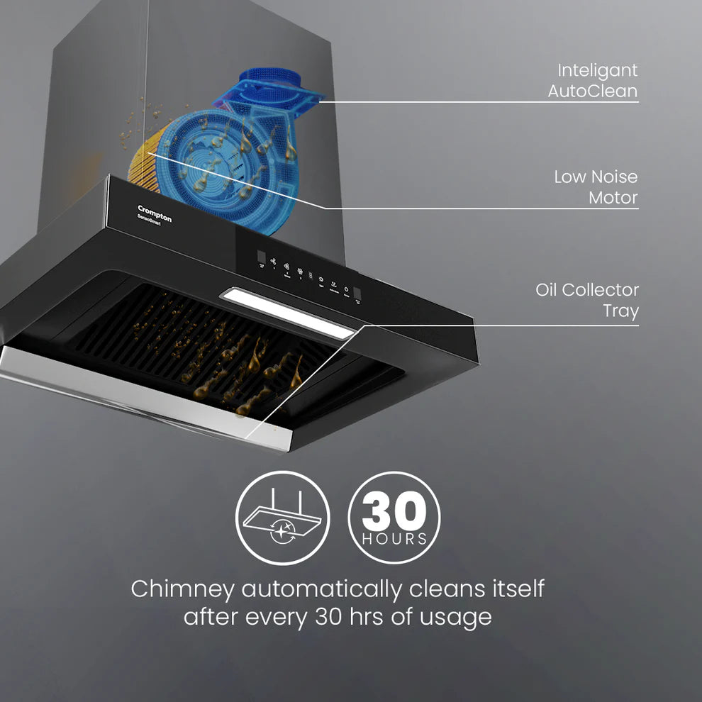 CHD-SSB60BFE-MBL-Box Wall Mounted Chimney SensoSmart 60 cm