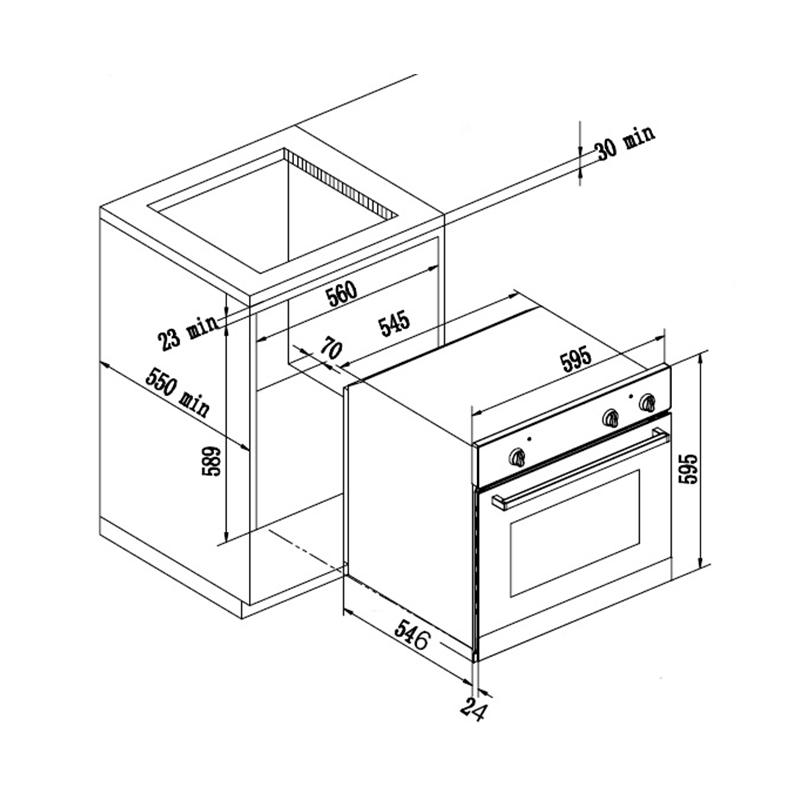 Hindware Built In Oven PLATINUM PLUS