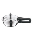 Vinod Platinum Triply Pressure Cooker Flat With Lid - Mini (Induction Friendly)