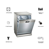 Siemens iQ500 12 Place Setting Freestanding Dishwasher (HygienePlus Function, SN256I01GI, Steel)