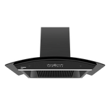 CHD-QPVC60FLE-IND Curved Wall Mounted Chimney 60 cm QuietPro Curved Series