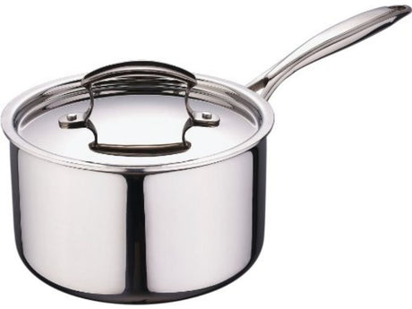 Bergner SS Tri-Ply Saucepan with Lid (14