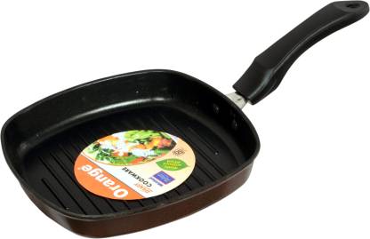 Orange Non-Stick Grill Pan 21 Cm 