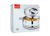 AVIAS Festiva Stainless Steel Casserole Roti Server, hotpot (2500 ML)