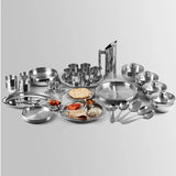Premium Stainless Steel Dinner Set of 63 Pcs
