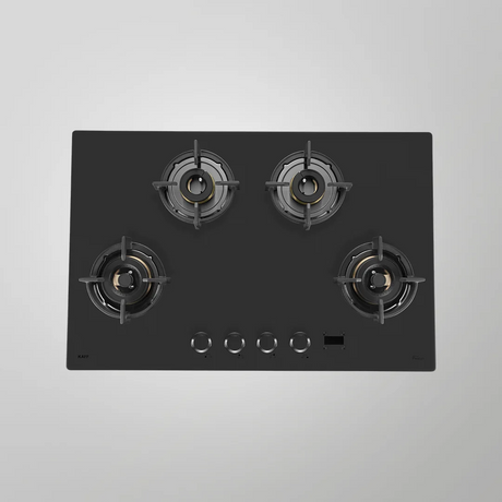  Kaff  PRS 804 80 cm Auto Ignition 4 Full Brass High Efficiency Burners with FFD Built in Hob