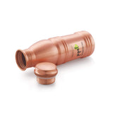 Pipal Product Llp Leak Proof and Joint-Less Copper Matt Finish Water Bottle with Ayurvedic Health Benefits (500 ml)