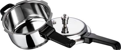 Vinod Sandwich Bottom 3 L Induction Bottom Pressure Cooker  (Stainless Steel)