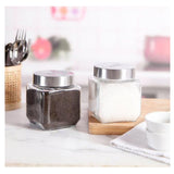 Roxx Container Trigo Square Jar 2 pc/set (450ml)