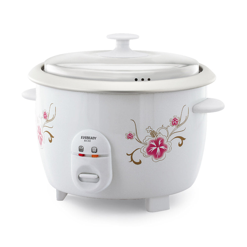 Eveready RC18 1.8 L Rice Cooker (White)