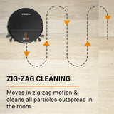 Eureka Forbes Robo eVac Versatile Robotic Vacuum Cleaner that sweeps and mops surfaces with Intelligent Suction Adjustment