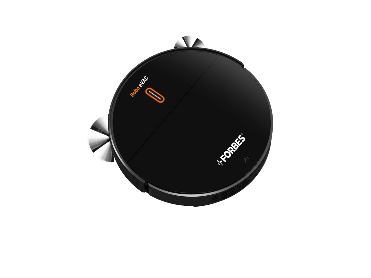 Eureka Forbes Robo eVac Versatile Robotic Vacuum Cleaner that sweeps and mops surfaces with Intelligent Suction Adjustment