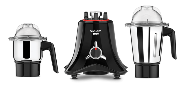 Vidiem ROC 1500W Mixer Grinder, (Black)