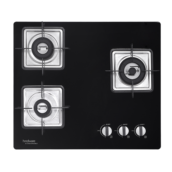 Hindware 3 Burner Cooktop Rosia ROSIA 3B 60 CM