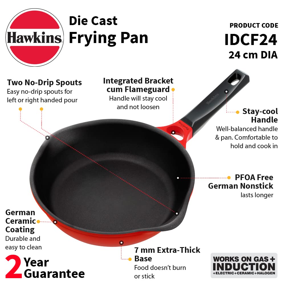 Hawkins Frying Pan 24 cm (IDCF24)