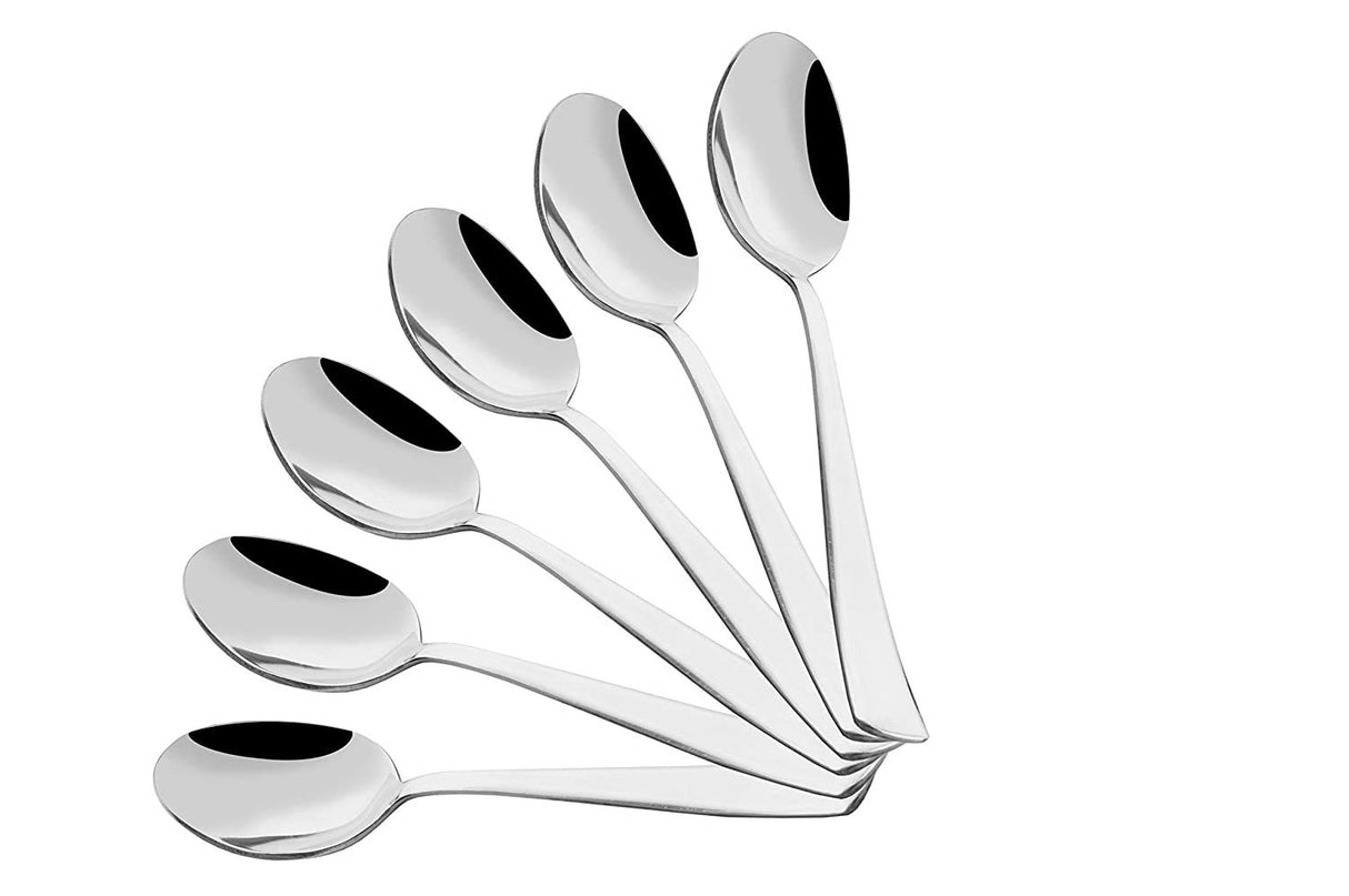 Shapes Opera Stainless Steel Dinner Spoon (Set of 6 Pcs)