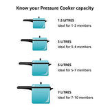 Prestige Deluxe Alpha Svachh Stainless Steel Spillage Control Pressure Cooker 2 L Silver 20247