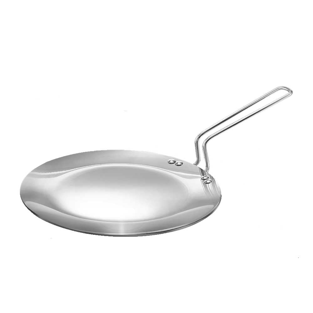 HAWKINS TRI-PLY STAINLESS STEEL TAVA 26 CM + DEEP FRY PAN WITH LID 2.5 LITRE