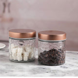 Roxx Container Marblelous Round Jar 2 pc/set, (800 ml)