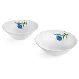 Cello Imperial Collection Blue Aster Multi Purpose Bowl Set 2 Pcs