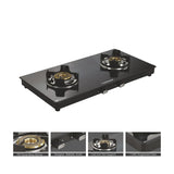 Sapphire Two Burner Gas Stove Manual Ignition