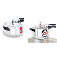 Hawkins Aluminium Pressure Cooker, 5 Litre, Silver & Hawkins Miss Mary Aluminium Pressure Cooker, 5 Litres, Silver