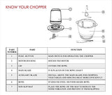 Clearline Quad Pro+ Maxi Chopper Electric Vegetable & Fruit Chopper (Clearline Appliances Quad Pro+ Maxi Chopper