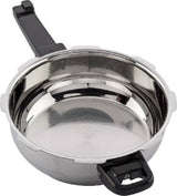 Vinod SS Sandwich Bottom 4 Litre Pressure Pan With Lid - Senior