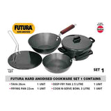 Hawkins Futura Hard Anodised Cookware Set