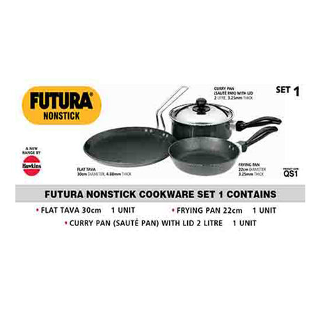 Hawkins Futura Non-Stick Cookware Set 1 