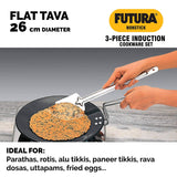 Hawkins Futura Non-Stick Cookware Set 3 (3 Pieces) NSET 3