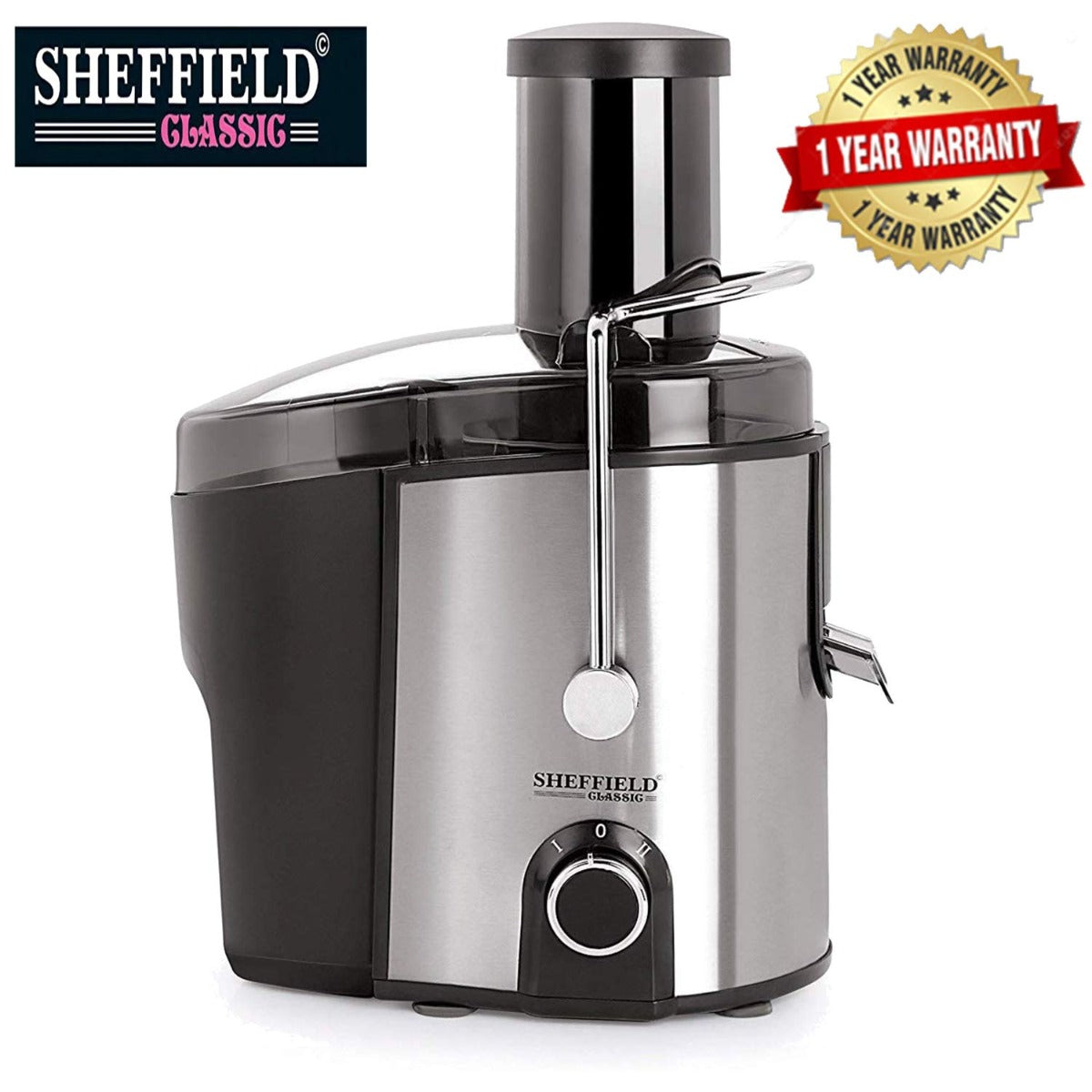 Sheffield Classic SH-1012 Electric Juicer with 2 Speed Levels (450 Watts)