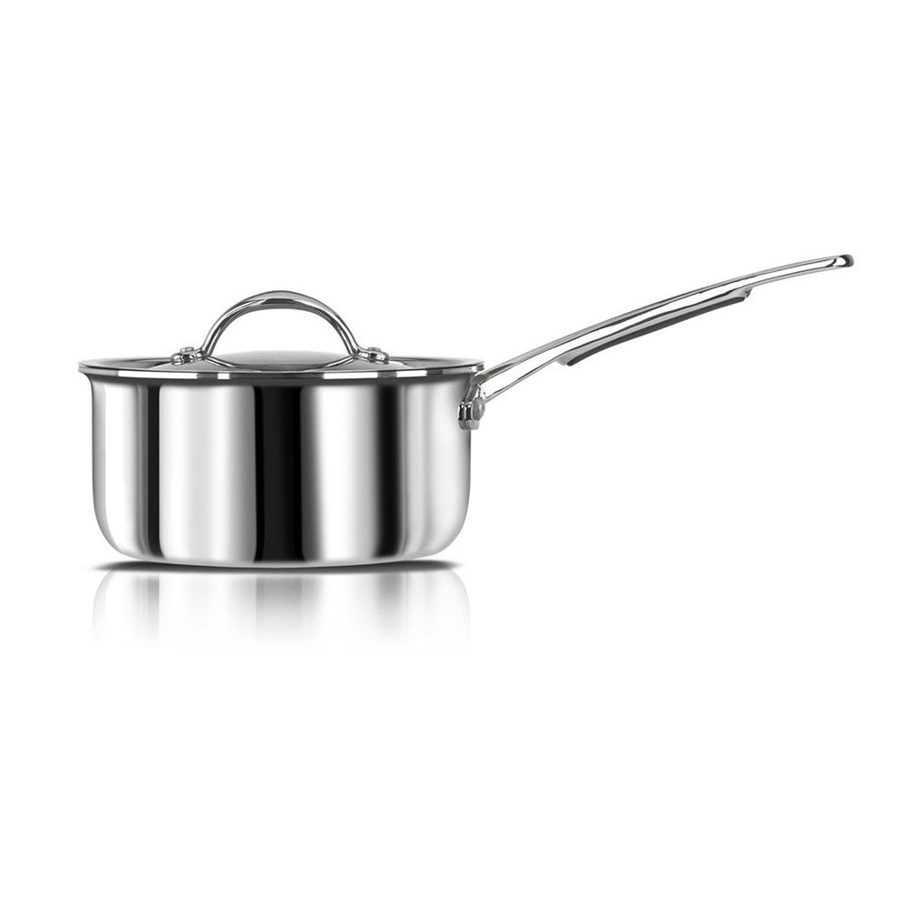 Stahl Stainless Steel Sauce Pan Triply Artisan Series 14cm - 1.0l