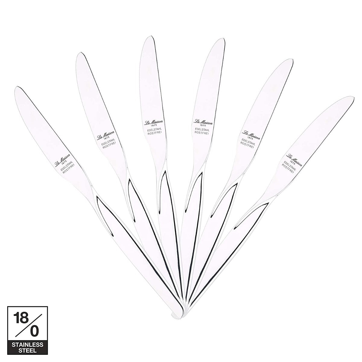 Bergner Stainless Steel Table Knife (Set of 6 Pcs) BG-45085-MM