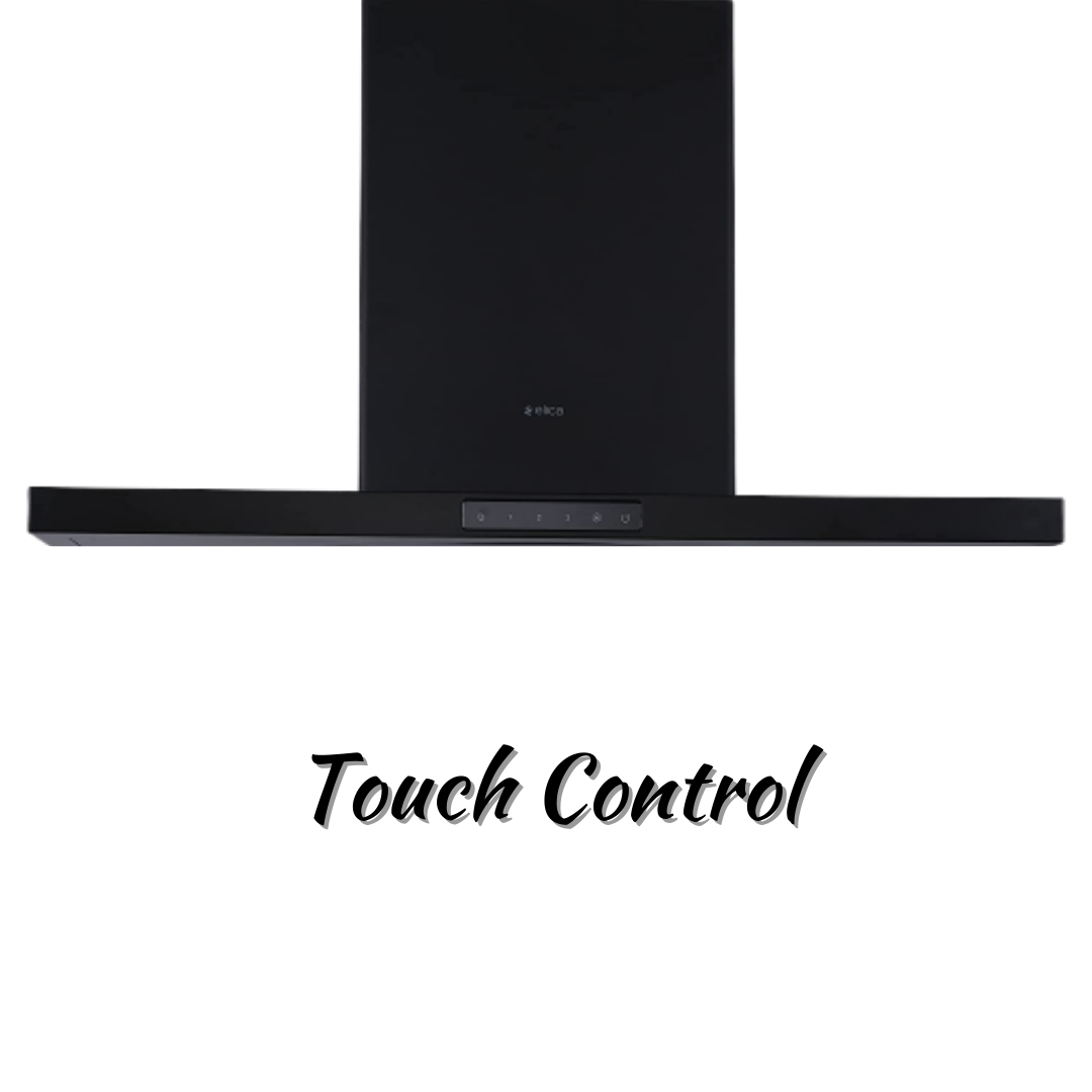 Elica Chimney SPOT TRIM ISLAND ETB PLUS LTW 90 NERO T4V LED