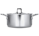 Milton Pro Cook 4 Litre  Triply Stainless Steel Casserole with Lid (22 cm)