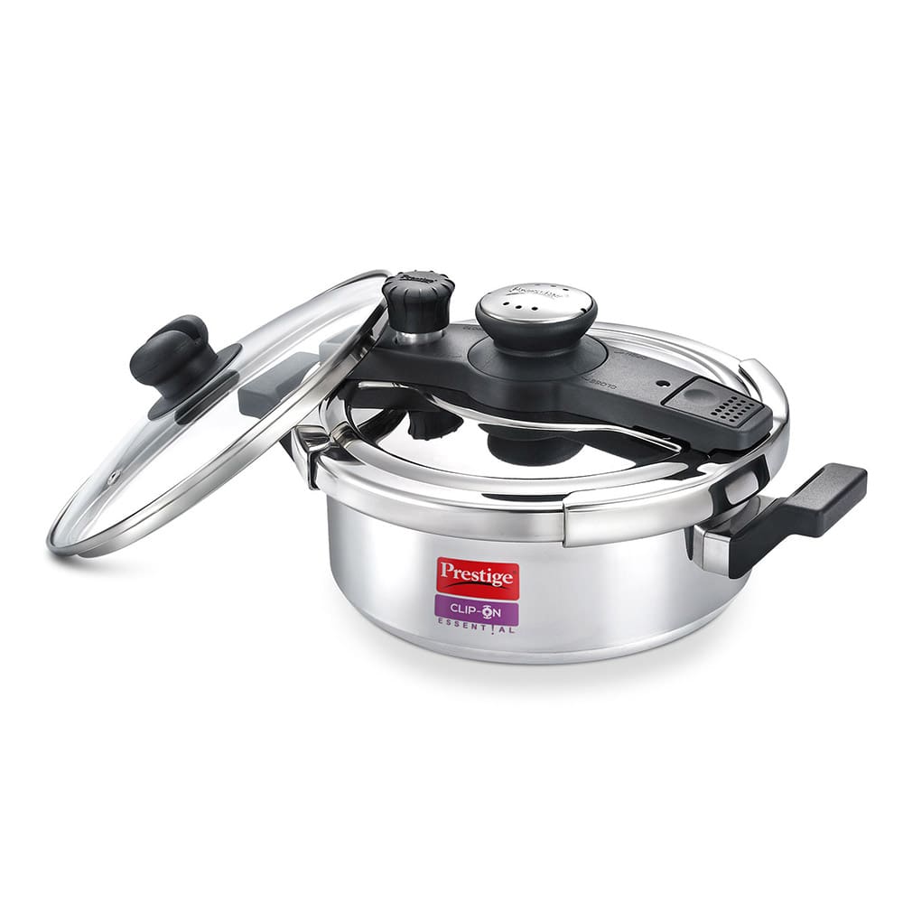 Prestige Clip-on Stainless Steel 3 Litre Pressure Cooker 25643